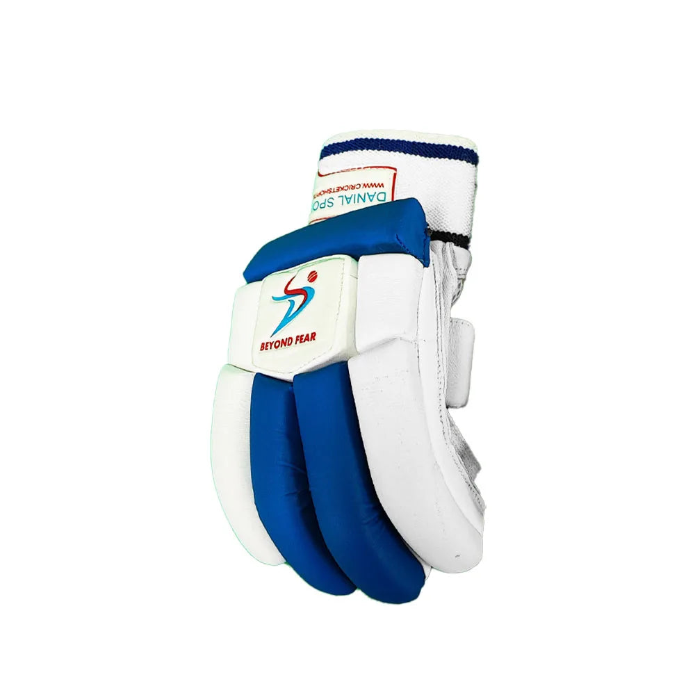DS Blue / White 1.0 Batting Cricket Gloves junior – view 3