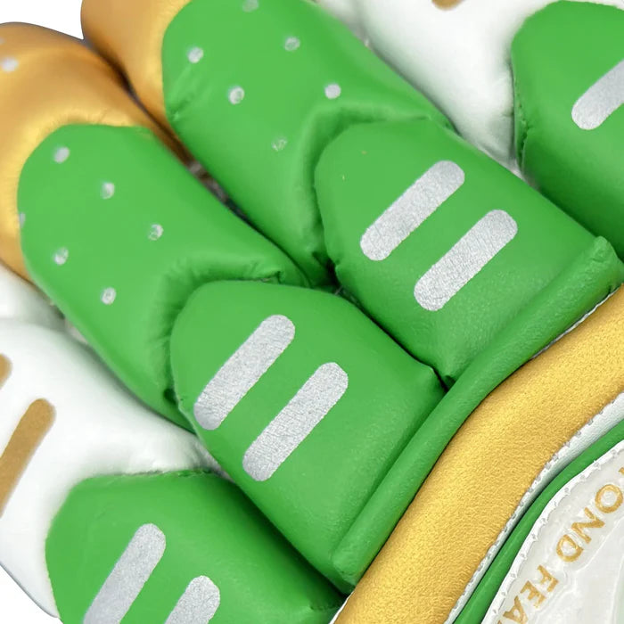 DS Cricket Batting Gloves Green/Gold – view 6