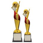 DS Crystal Gold Cricket Trophy