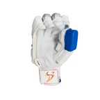 Ds D 1.0 Batting Gloves Youth ( silver/blu) Cricket Batting Equipment – view 3