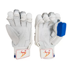 Ds D 1.0 Batting Gloves Youth ( silver/blu) Cricket Batting Equipment – view 4