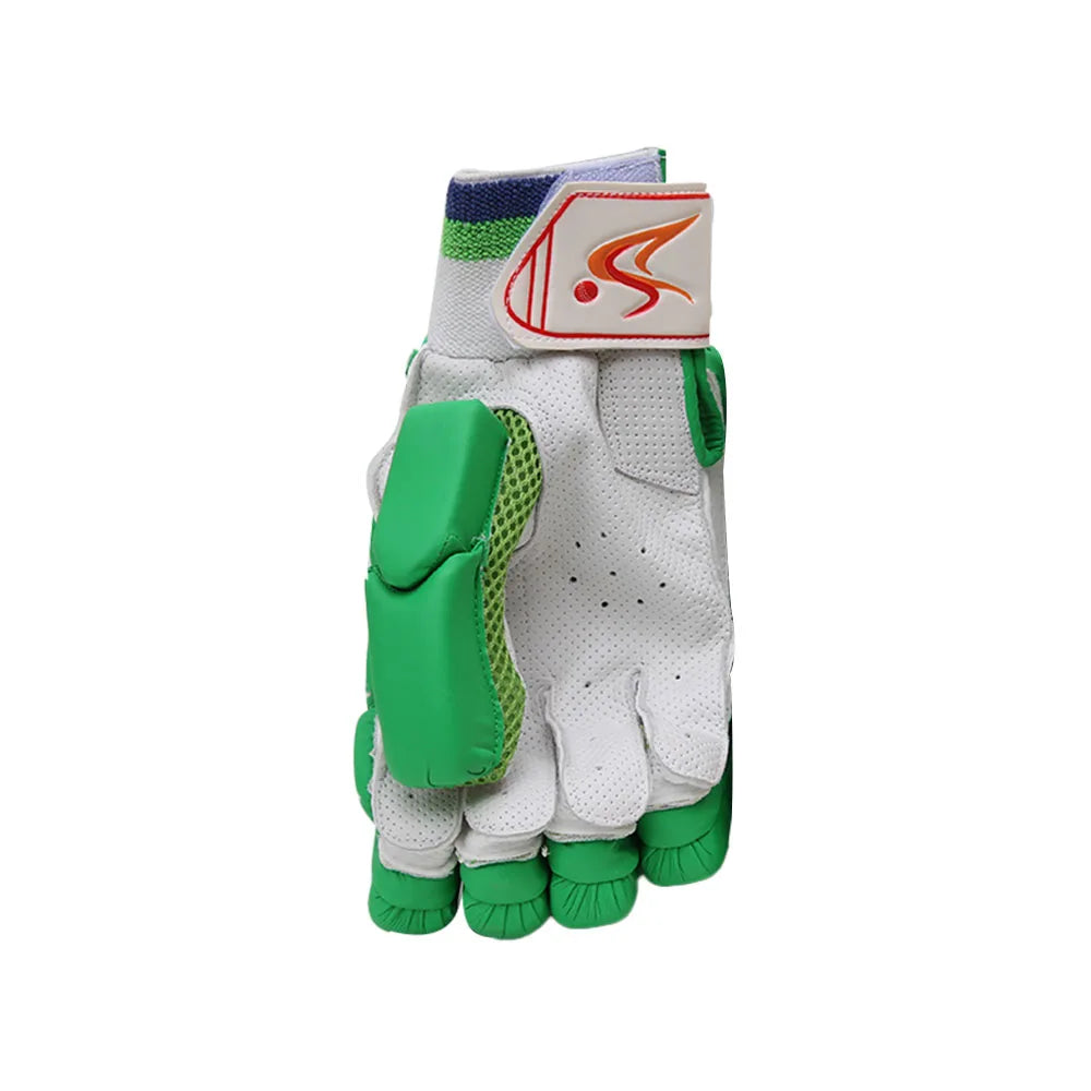 DS Green Batting Gloves (Adult) Cricket Batting Equipment – view 3