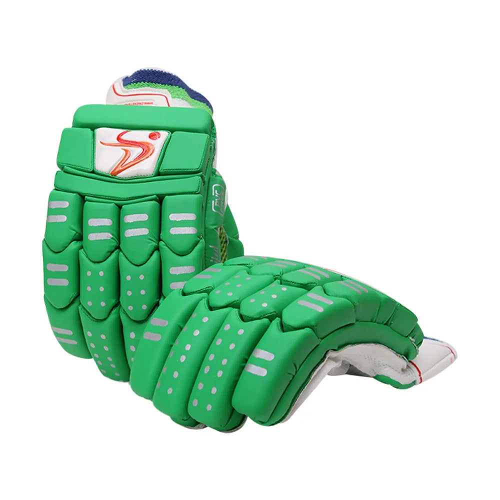 DS Green Batting Gloves (Adult) Cricket Batting Equipment