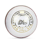 DS Indoor Cricket Ball (Pack of 6) – Premium White Leather