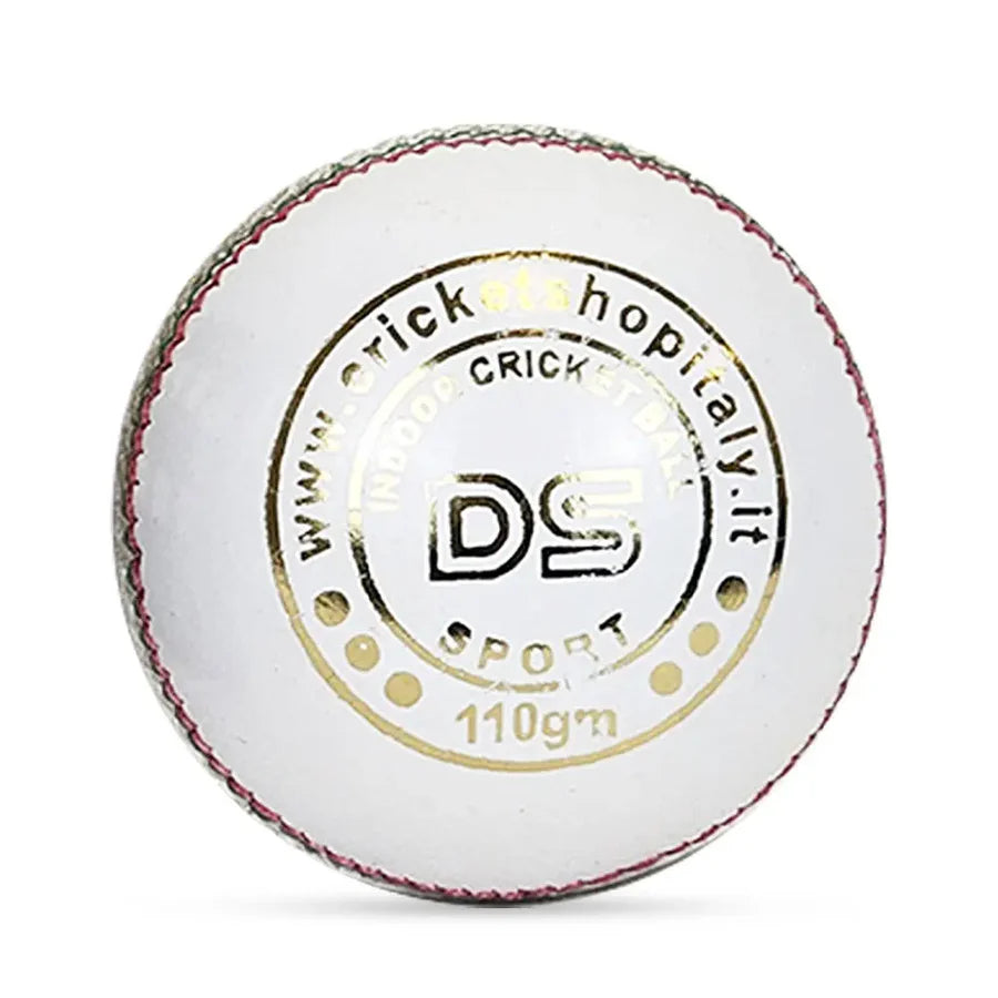 DS Indoor Cricket Ball (Pack of 6) – Premium White Leather