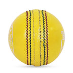 High visibility yellow DS Indoor Cricket Ball for men