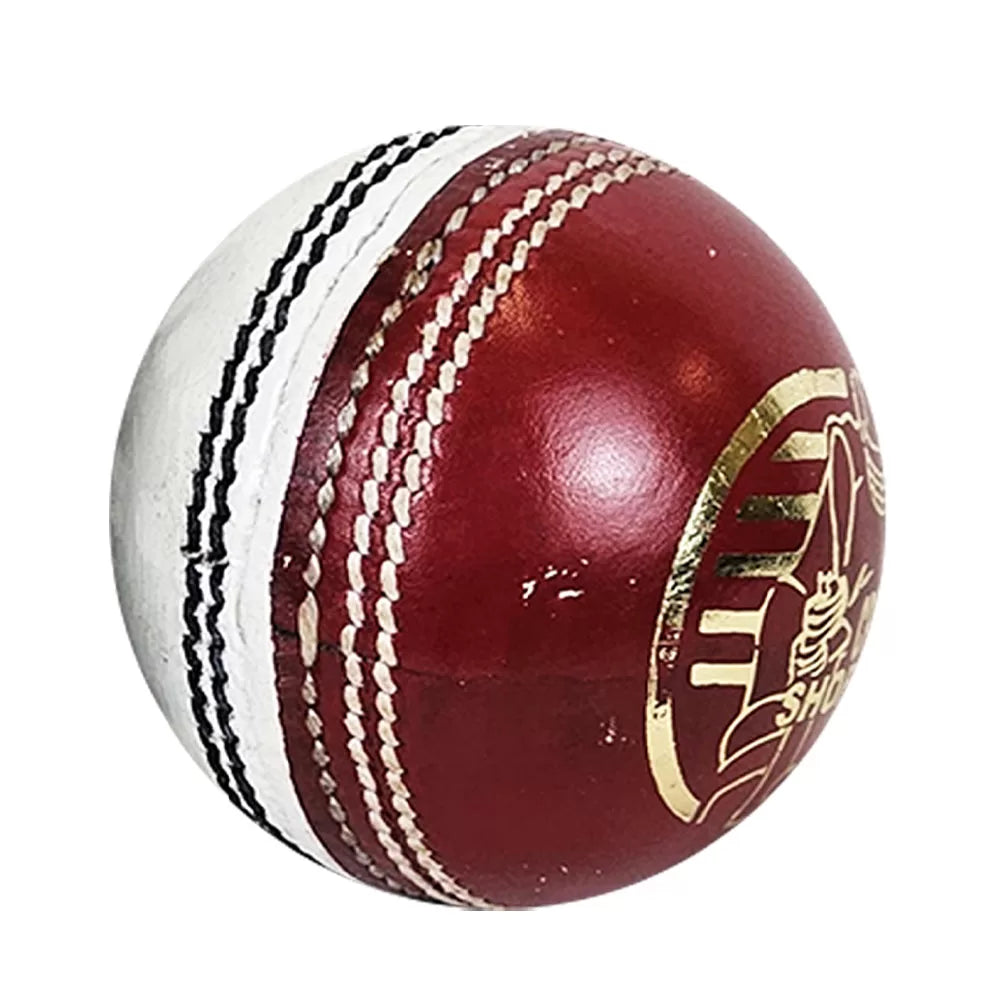 DS Practice Red / white Cricket Ball – view 3