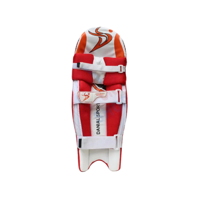 DS Red Batting Pads Junior Cricket Batting Equipment – view 3