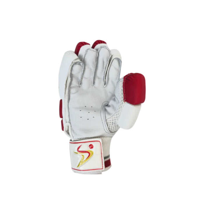 DS Red/White 1.0 Batting Cricket Gloves Junior – view 2