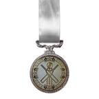 DS Silver Tri Star Cricket Medal – view 2