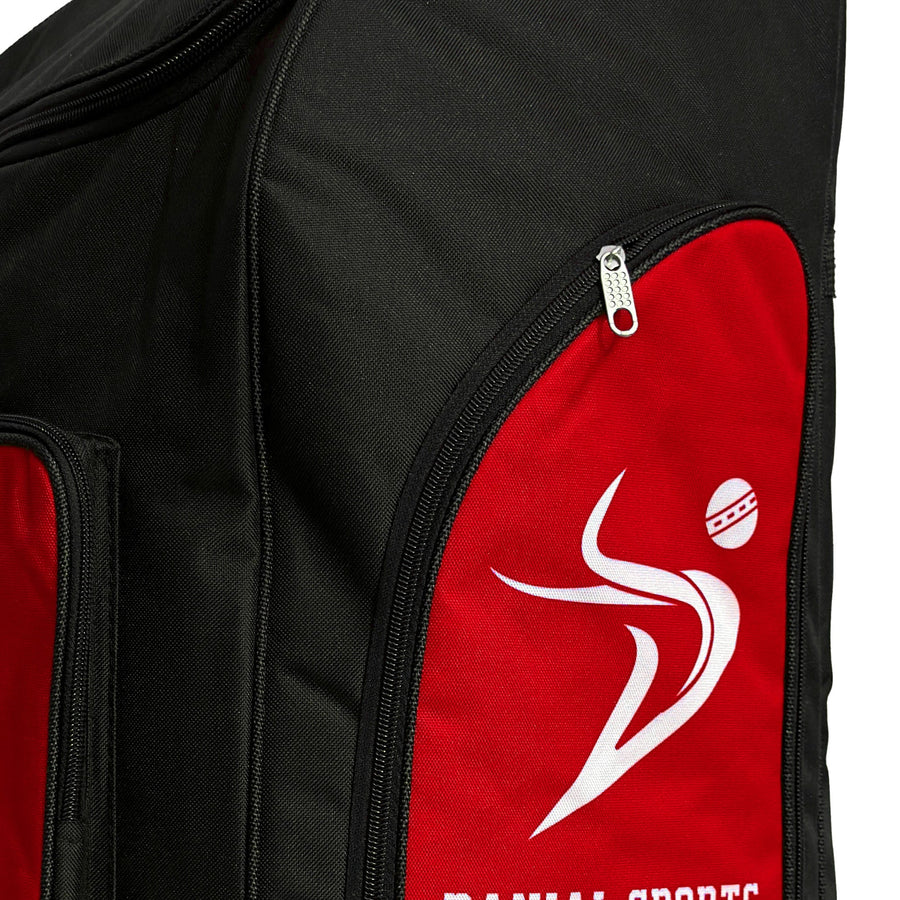 DS Star Duffle Cricket Bag Black/ Red – view 7