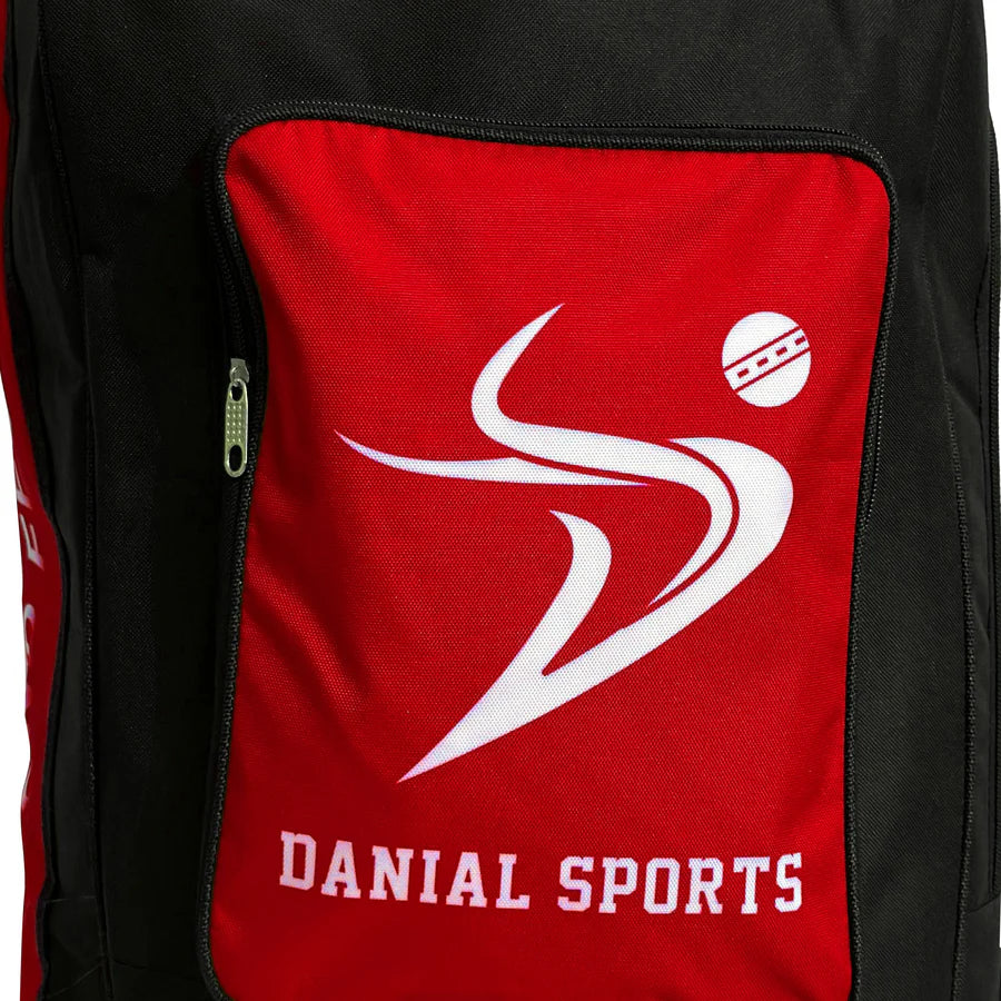 DS Star Duffle Cricket Bag Black/ Red – view 8