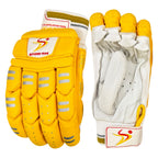 DS Yellow Batting Gloves (Adult) Cricket Batting Equipment – view 2