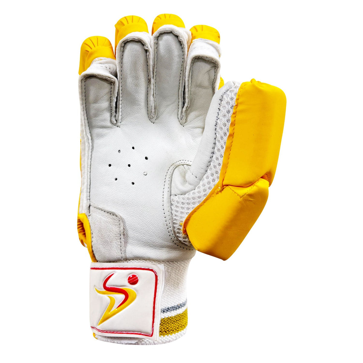 DS Yellow Batting Gloves (Adult) Cricket Batting Equipment – view 5