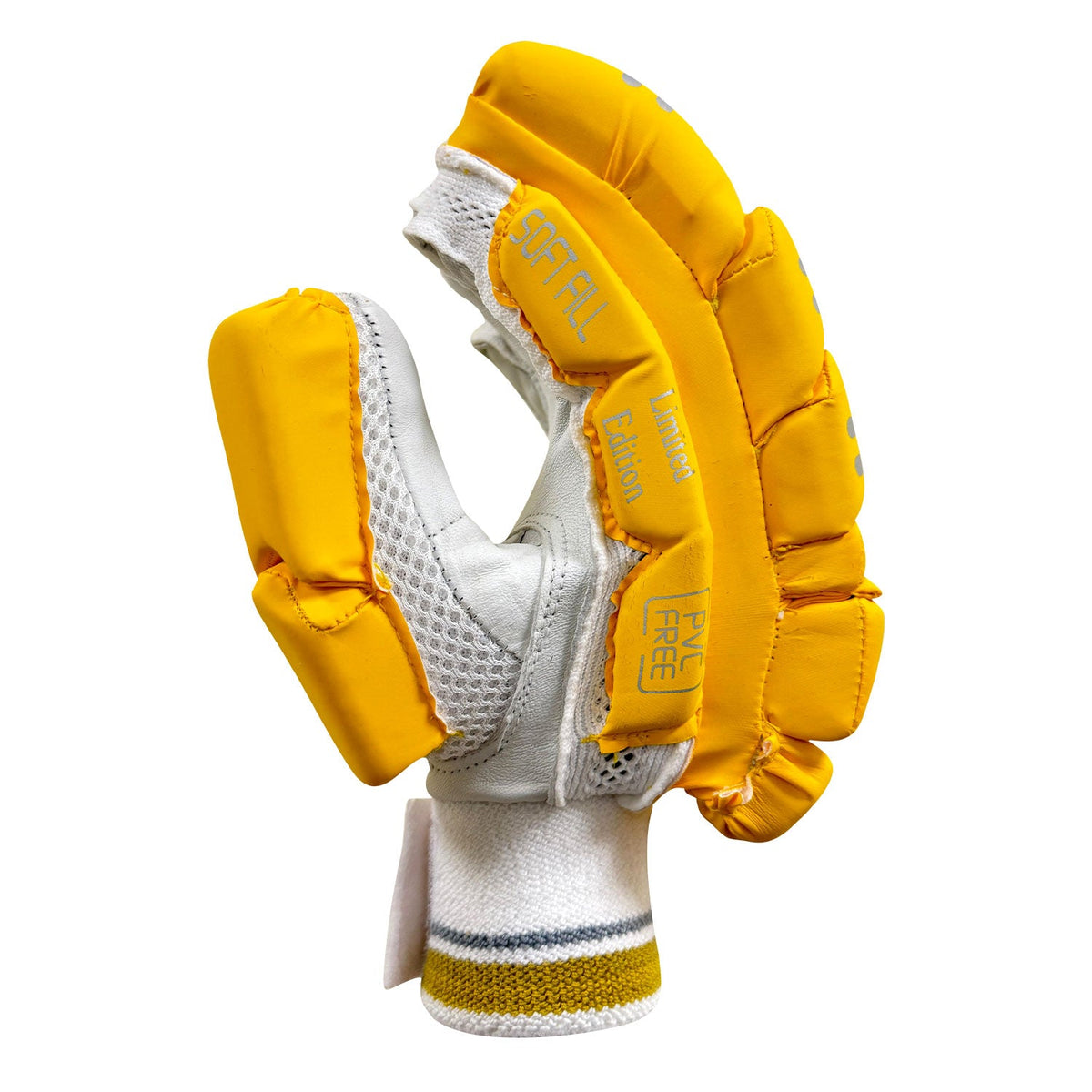 DS Yellow Batting Gloves (Adult) Cricket Batting Equipment – view 7