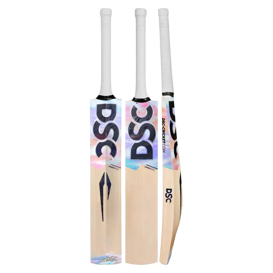 Dsc Condor Drive English Willow Bat front face showing clean grain pattern

