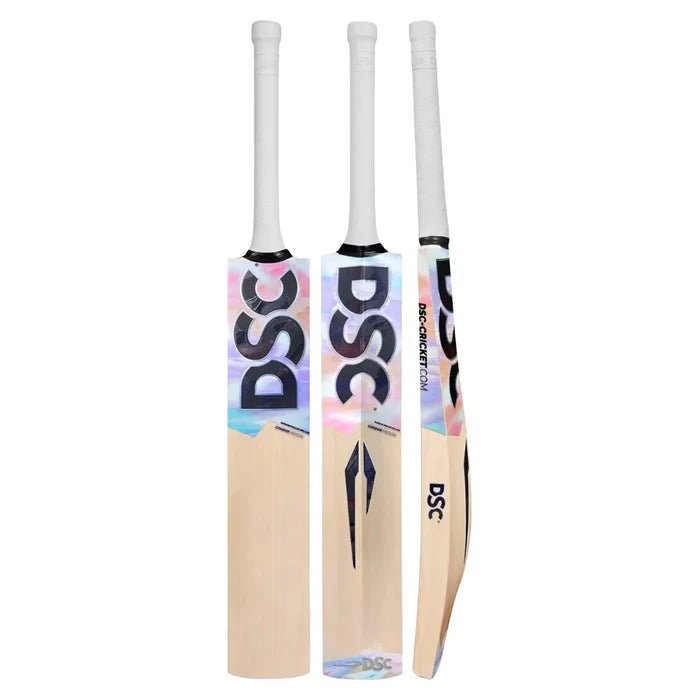 DSC Condor Motion English willow cricket bat front view
