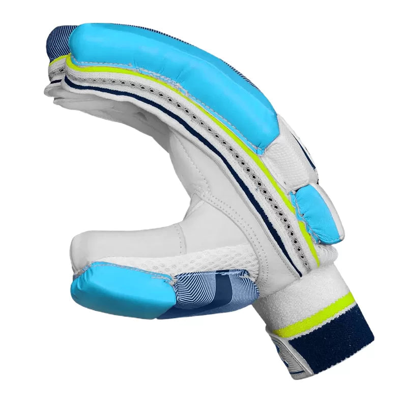 DSC Condor Rave Youth Batting Gloves Leather Palm Cotton Filled Finger Rolls Cricket