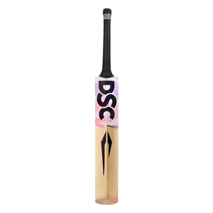 DSC Condor Scud Kashmir Willow Cricket Bat weight label showing 1180 to 1240g men's size marking
