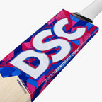 Close-up of treble spring short handle on DSC Intense Attitude Cricket Bat for shock absorption