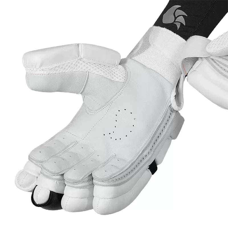 DSC Krunch 7.0 Batting Gloves FRP Fiber Reinforced Protection Pre Curved Fingers Cricket
