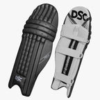 DSC Pro X Batting Leg Guard Black Cricket Batting Equipment – view 4