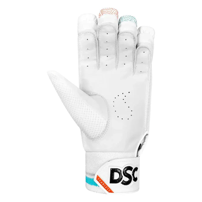 DSC Shoc Cricket Batting Gloves Premium Sheep Leather Palm High Quality PVC Durability