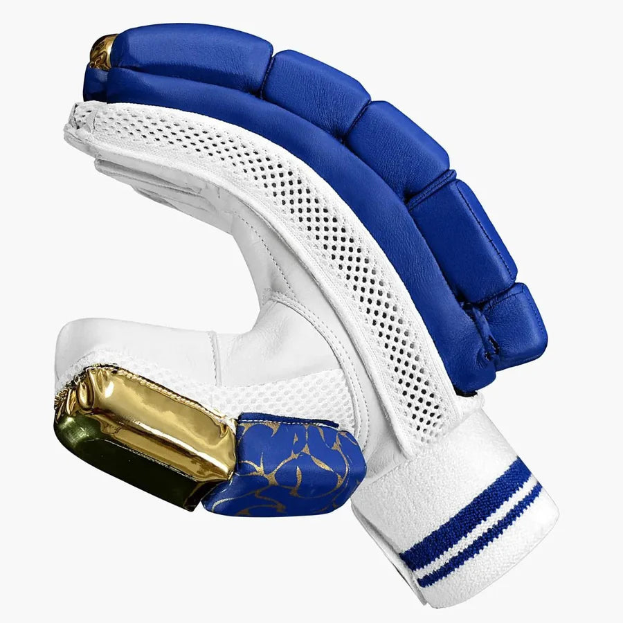 DSC Strike 20/20 Batting Gloves High Grade Leather Palm Ultra Light Foam Finger Rolls