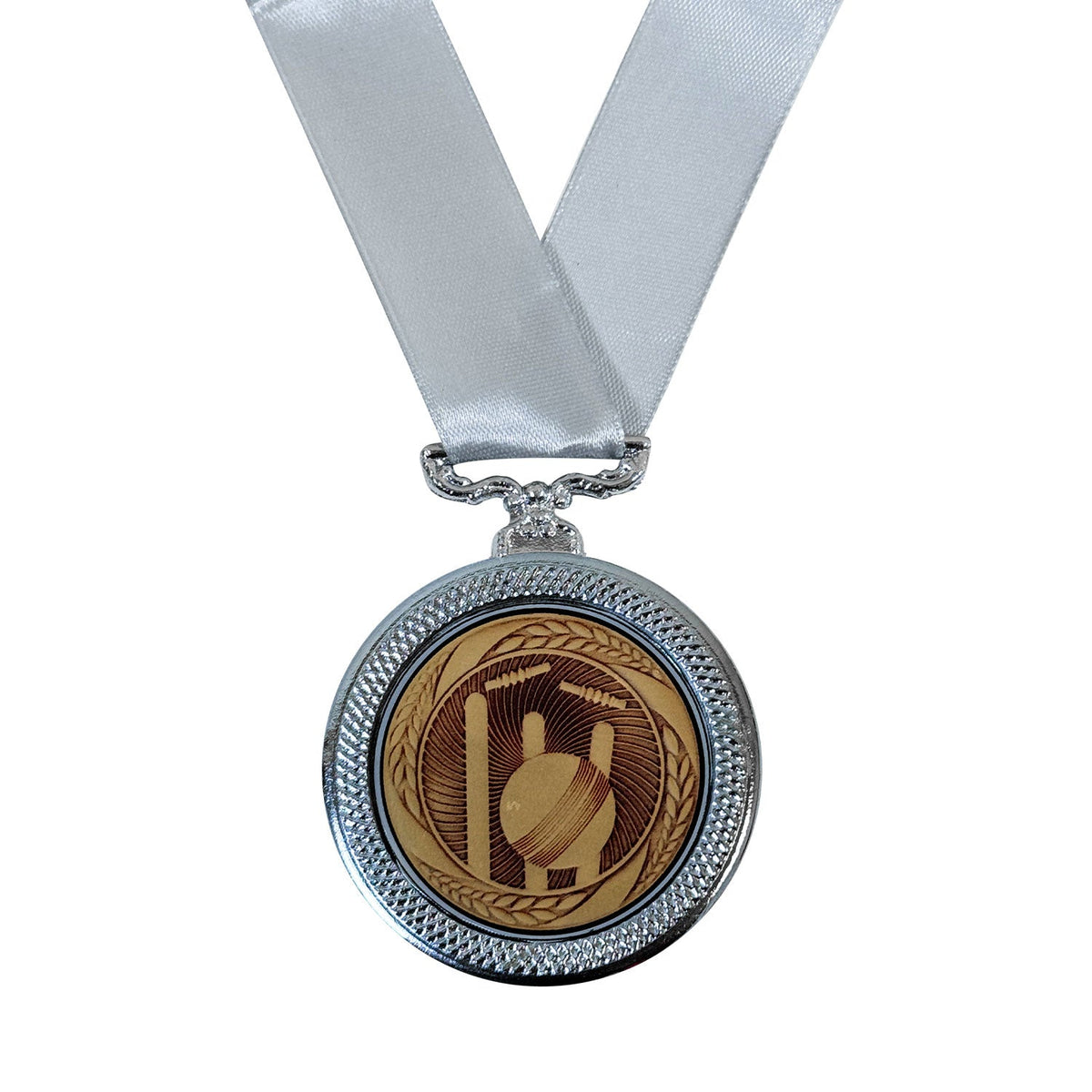 Falcon Cricket Medal 60mm – view 2