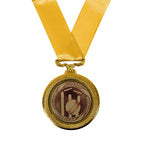 Falcon Cricket Medal 60mm – view 3