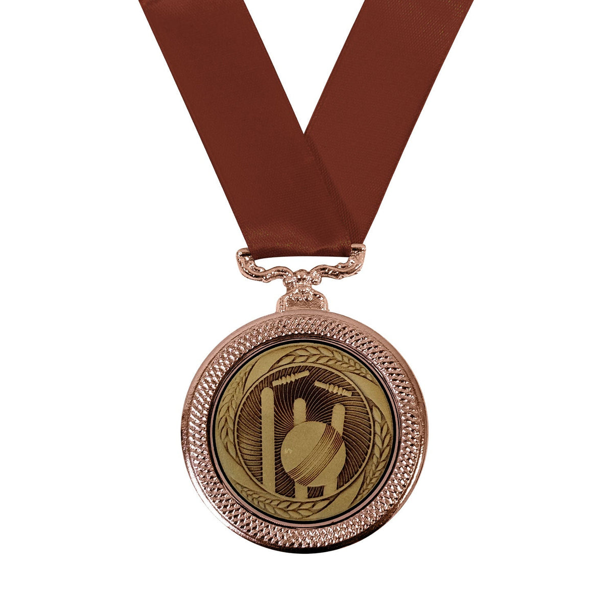 Falcon Cricket Medal 60mm – view 4
