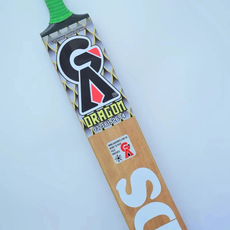 GA Dragon Tape Ball Bat Thick Edges Strong Profile Explosive Shots Cricket