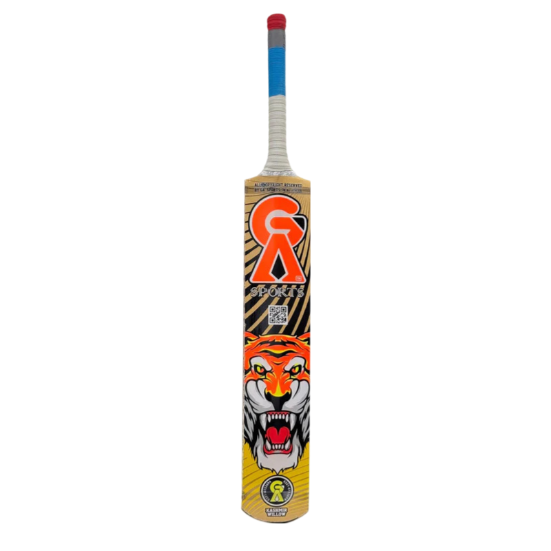 GA tiger tape ball Cricket bat – view 2