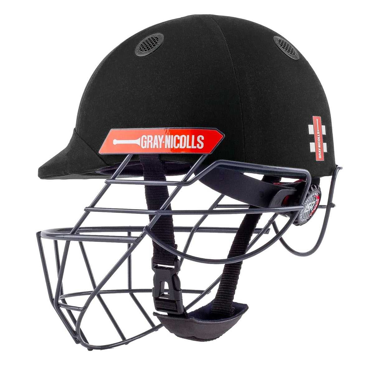 Gray Nicolls Atomic 360 Cricket Helmet – Black / Small