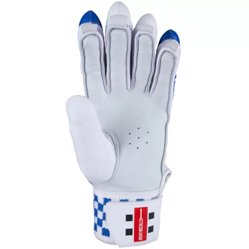 Gray-Nicolls Power Junior Batting Gloves Select Leather Palm Pre-Curved Fingers Split Thumb
