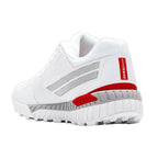 Top-down view of the Gray Nicolls Revo Pro 2.0 shoes, showing the secure lacing system and sleek design.
