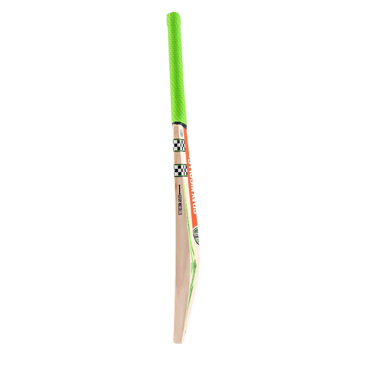 Base view showing the semi-square toe shape of the Gray Nicolls Shock Wave Gen 2.3 5 Star Cricket Bat blade.