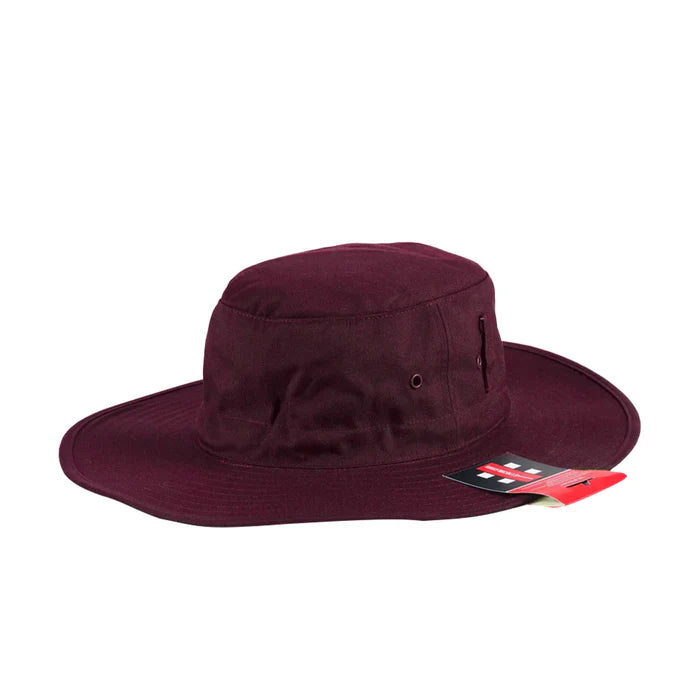 Gray Nicolls Sun Hat Maroon Cricket Clothing – view 2