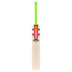 Side profile of Gray Nicolls Ventus 1.3 4 Star Cricket Bat displaying thick edges and even-low bow curve.