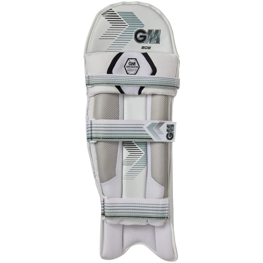 Gunn and Moore 808 Cricket Batting Pads Low Density Foam Bolsters Shock Absorbing Comfort Mesh Instep