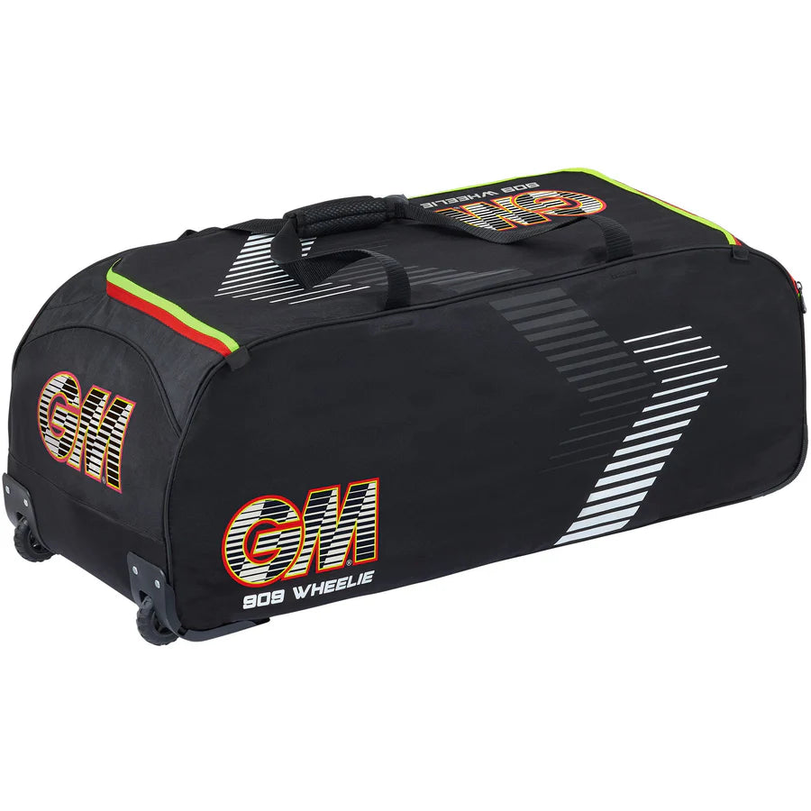 Gunn & Moore 909 Wheelie Cricket Bag Black – view 2