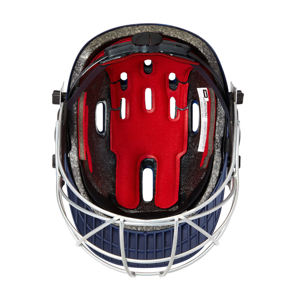 Gunn & Moore Purist Geo II Navy Cricket Helmet – view 3