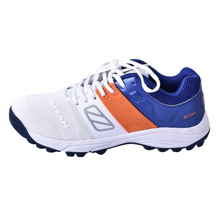 Ihsan Hi Lux Cricket Shoes Blue/Orange – view 4
