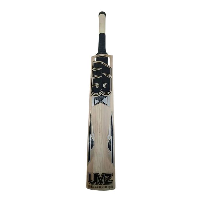 Premium MB Malik UMZ cricket bat made from high-grade English willow