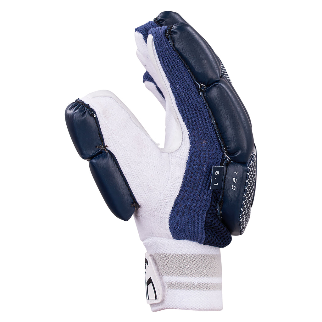 Kookaburra 6.1 T/20 Batting Gloves Navy Cricket Batting Equipment – view 4