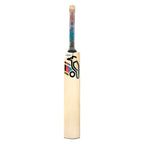 Kookaburra Aura Pro English Willow Cricket Bat - back view showing the offset spine apex design

