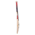 Side angle of Beast 6.3 cricket bat showing thick edges and power profile