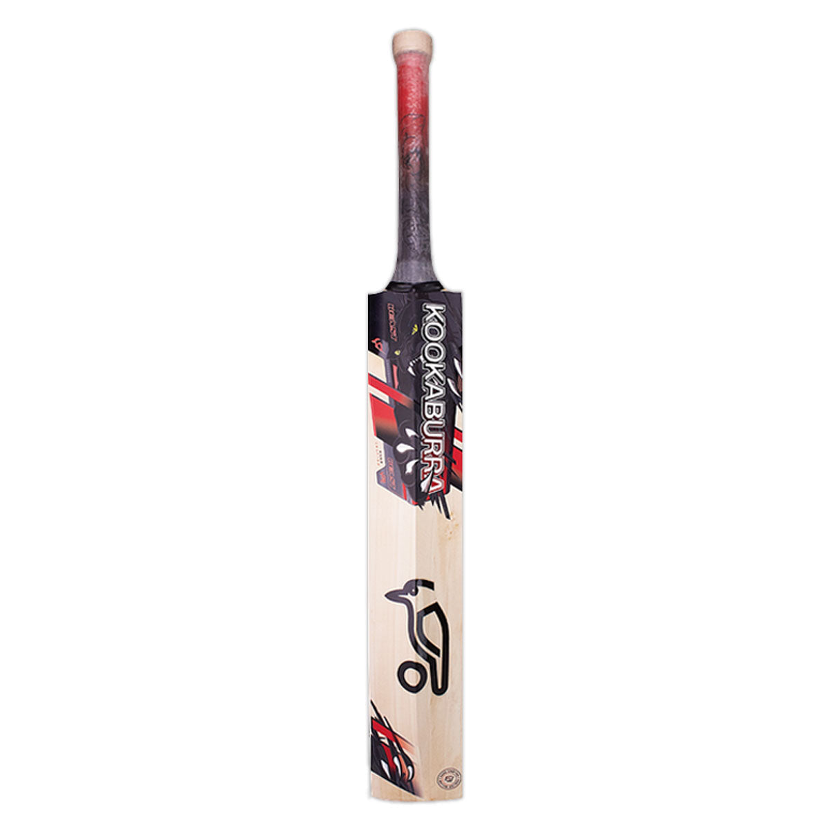  Close up of Kookaburra Beast handle with premium rubber grip