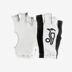 Kookaburra Fingerless Batting Inners WHITE front view on white background

