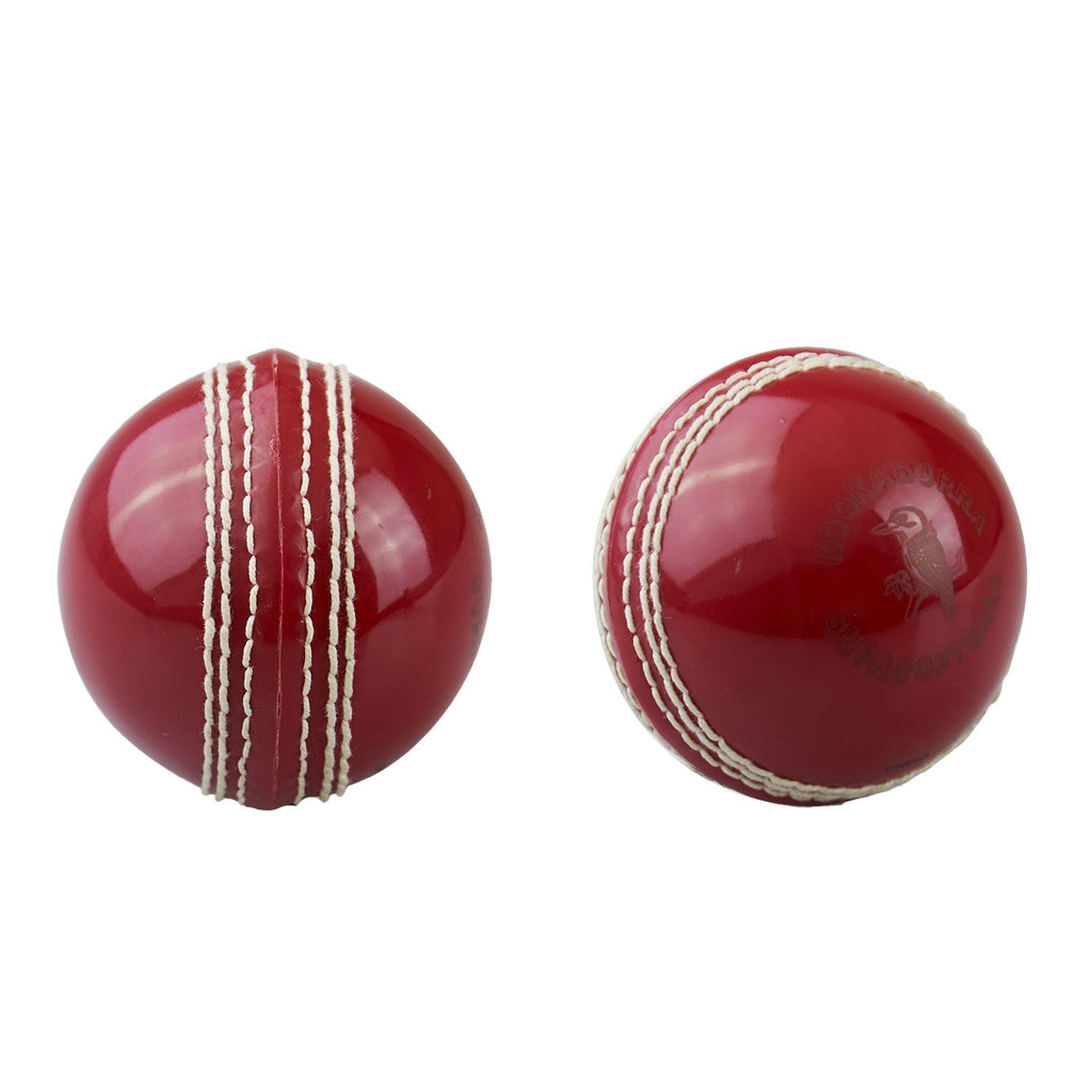 Kookaburra Super Softball Snr Cricket Ball – Senior / Red